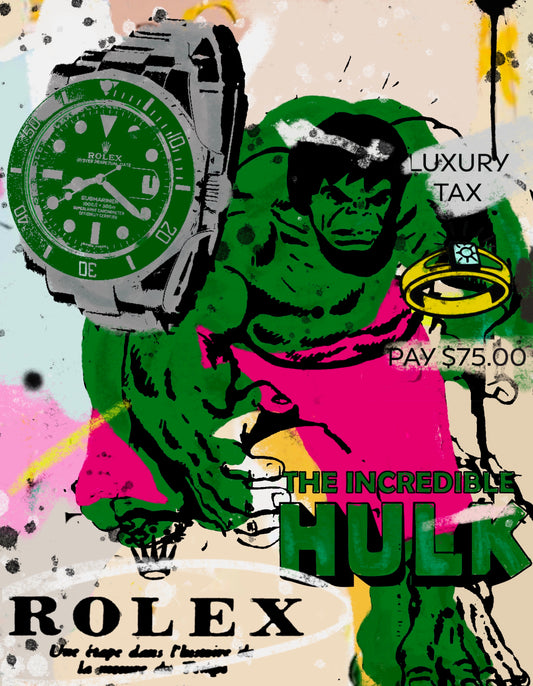 "Two Hulks" 20”x24” Fine Art Print By Marly McFly