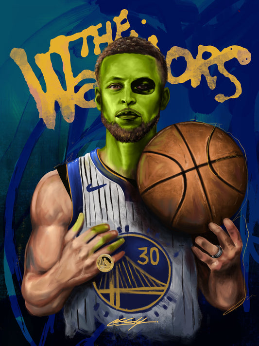 The Warrior 12”x16” Fine Art Print on Metallic Paper