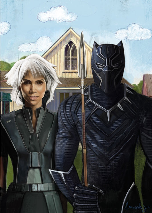 “Wakandan Gothic” by Manasseh Art